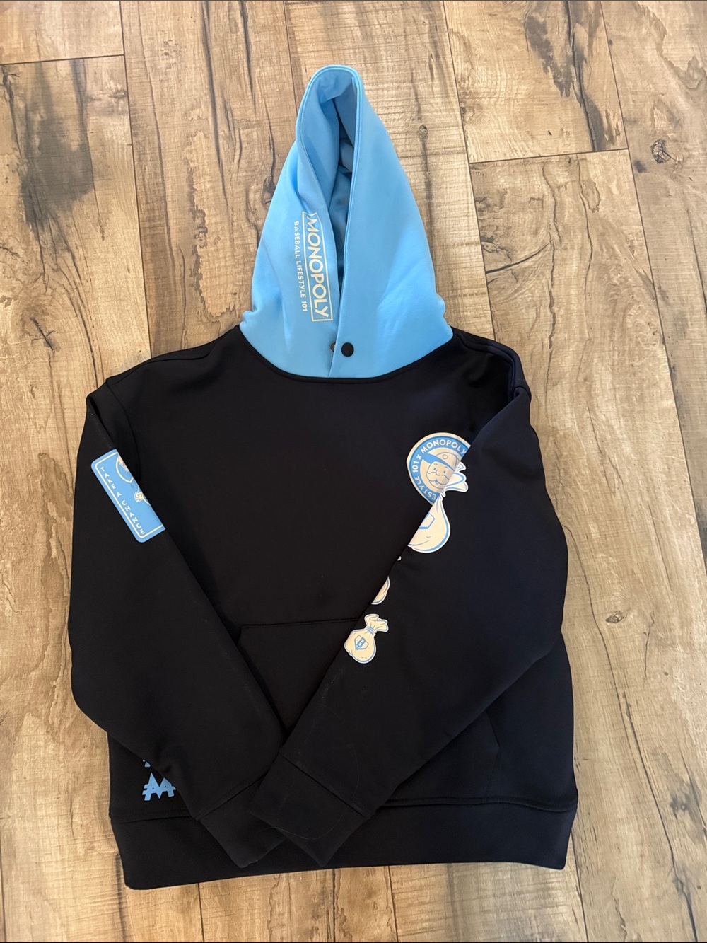 Baseball lifestyle 101 youth monopoly hoodie